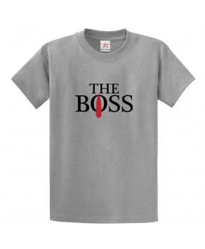 The Boss Classic Unisex Kids and Adults T-Shirt for Animated Cartoon Lovers